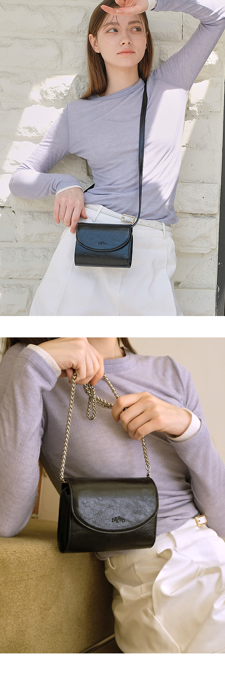 dberno★ミニトラベルパスポートバッグTRAVEL PASSPORT BAG MUSINSA | DBERNO [Chain Strap Included] Travel Passport Bag
