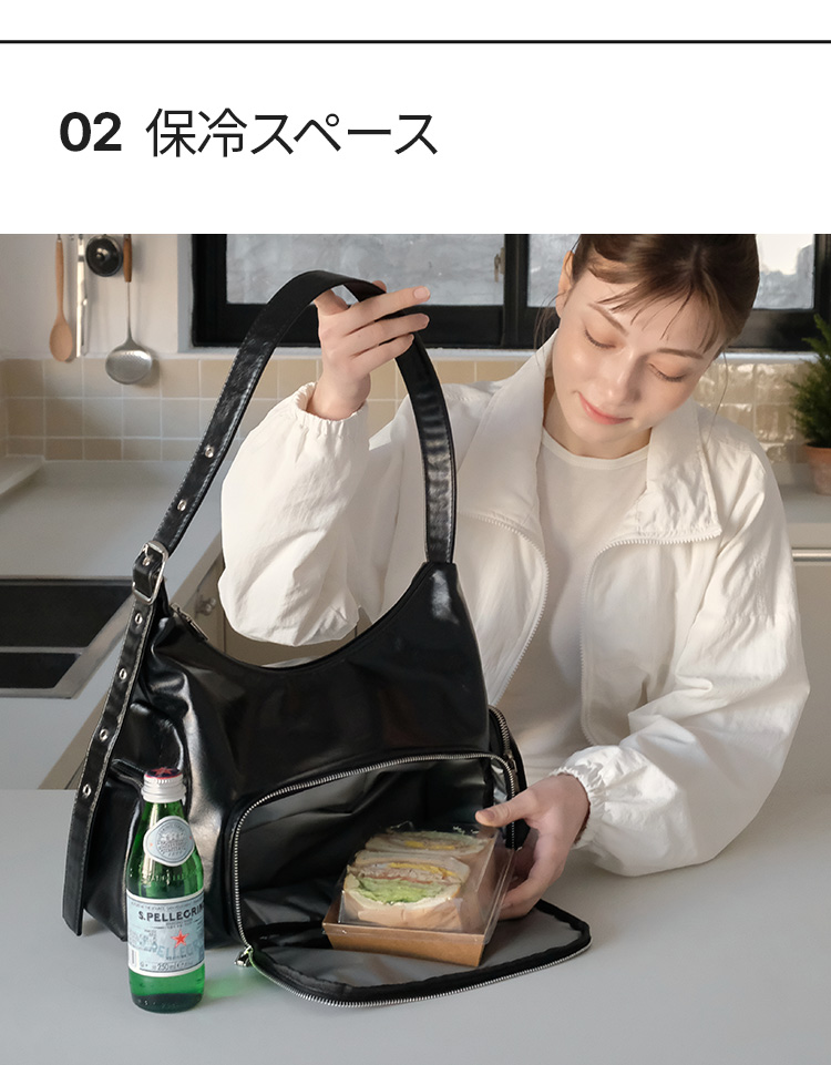 Qoo10 Dberno 3ポケット保冷ピクニックボブサン 2wa